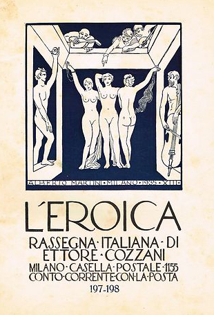 L'EROICA Rassegna Italiana di E.Cozzani - N.197/198 (1935) ded. A.MARTINI